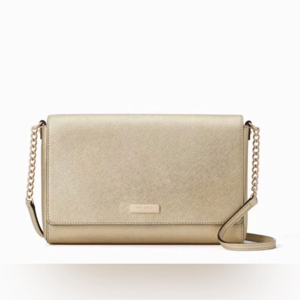Kate Spade Tilden Place Alek Gold Crossbody Purse